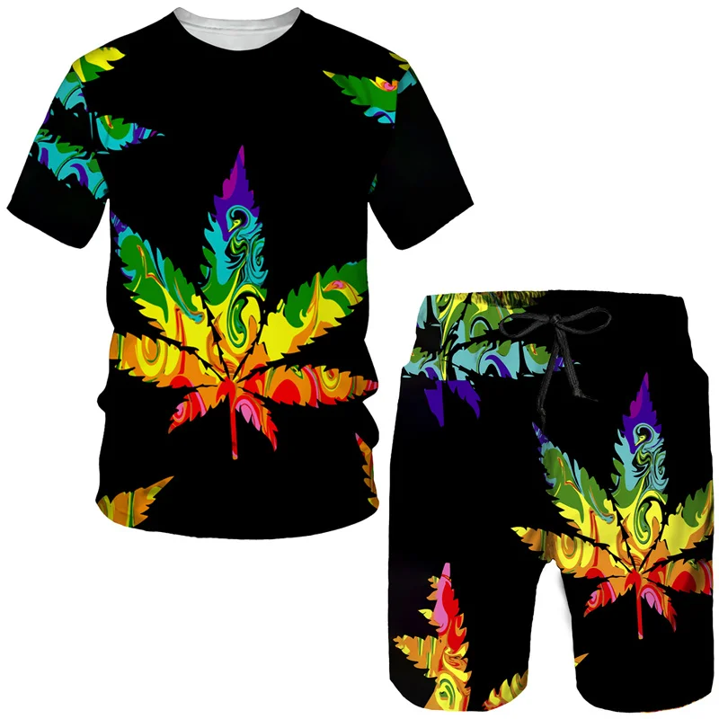 Newest Colorful Leaf 3D Print Tees/Suits Summer Men Women Casual T-Shirts&Shorts Outfits Fashion Couple Sportswear Tracksuit Set
Newest Colorful Leaf 3D Print Tees/Suits Summer Men Women Casual T-Shirts&Shorts Outfits Fashion Couple Sportswear Tracksuit Set
