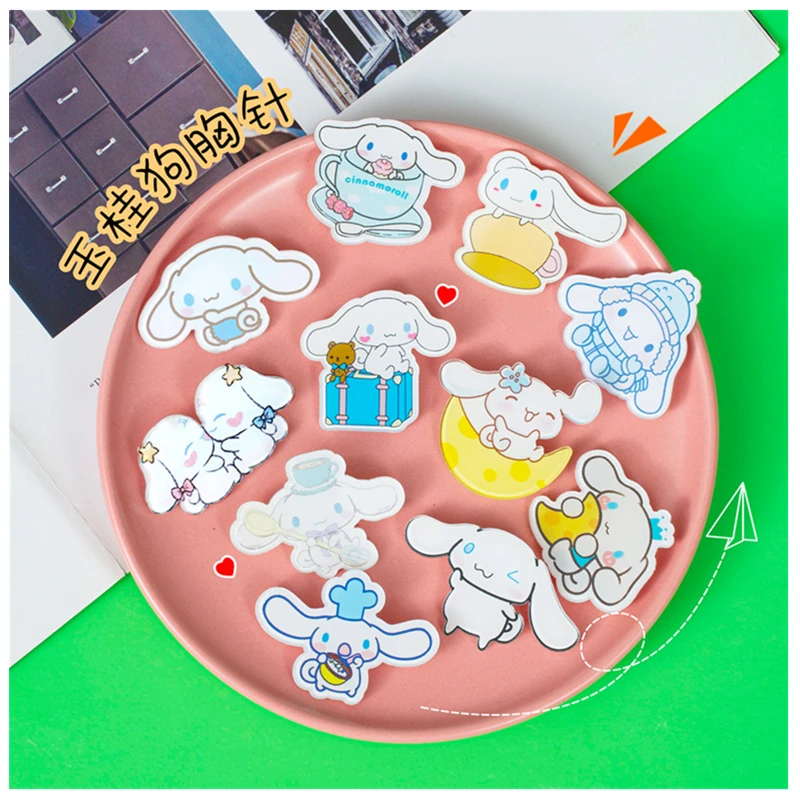 Cute Sanrio Around Kawali Cinnamoroll School Bag Decorative Pin Accessories Acrylic Brooch Accessories Ins Girl Birthday Gifts
Cute Sanrio Around Kawali Cinnamoroll School Bag Decorative Pin Accessories Acrylic Brooch Accessories Ins Girl Birthday Gifts