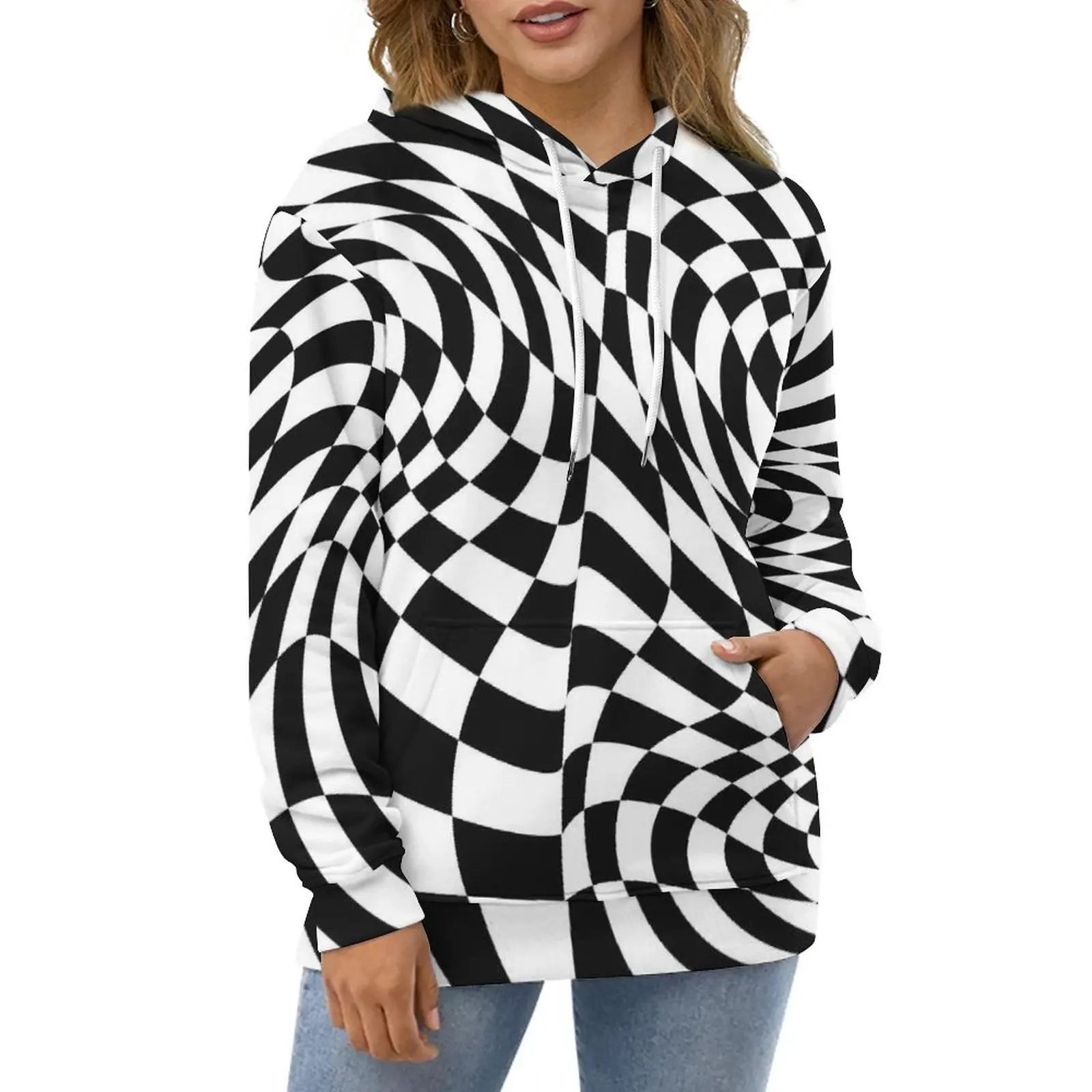 Abstract Striped Hoodies Winter Black And White Geometric Hip Hop Oversized Hoodie Woman Cute Pattern Casual Hooded Sweatshirts
Abstract Striped Hoodies Winter Black And White Geometric Hip Hop Oversized Hoodie Woman Cute Pattern Casual Hooded Sweatshirts