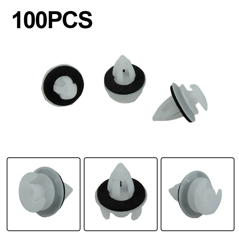 2020 Durable Fastener clips Replacement Spare part Rivets Trim White With Seal Ring 100pcs Accessory Decor
2020 Durable Fastener clips Replacement Spare part Rivets Trim White With Seal Ring 100pcs Accessory Decor