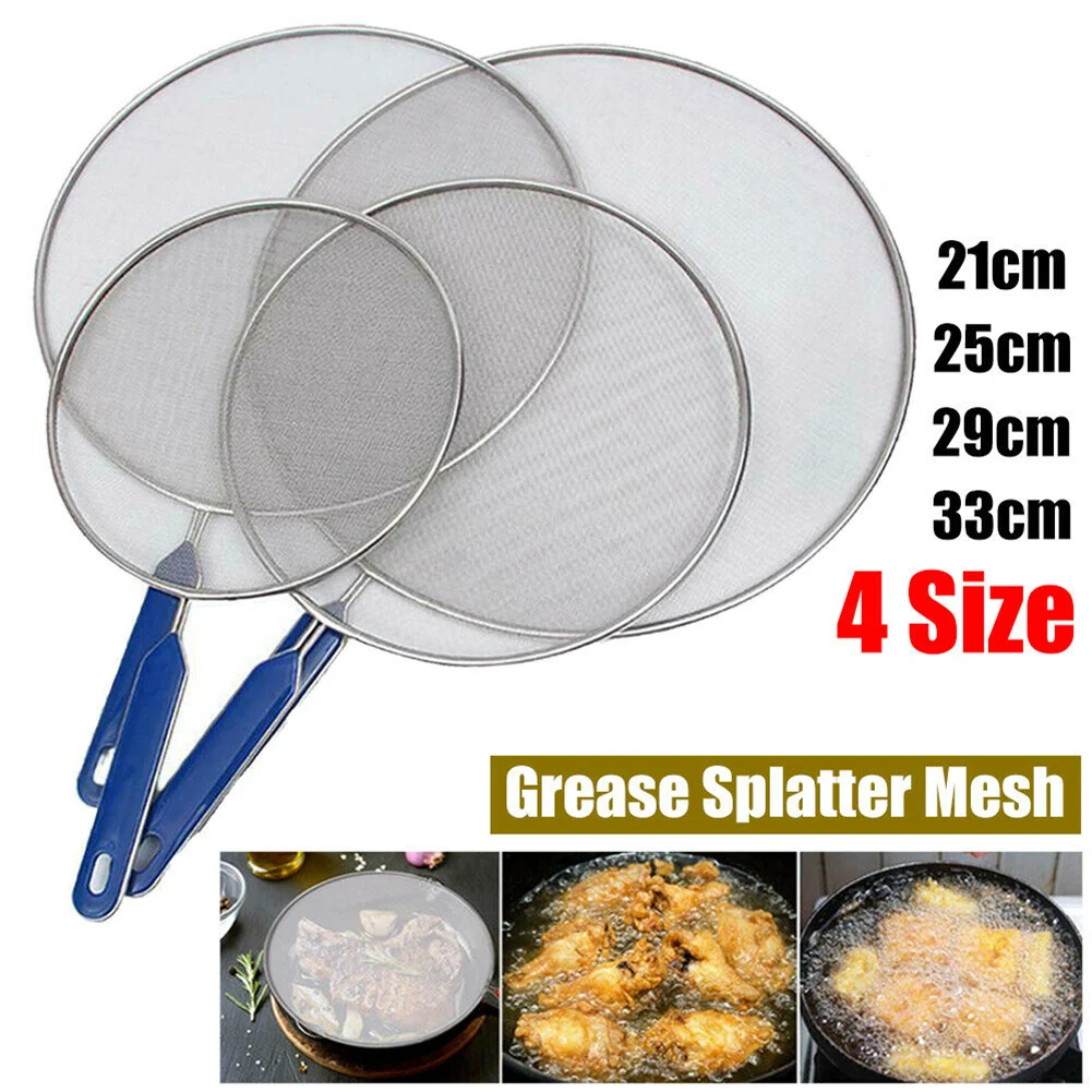 1pc Grease Splatter Screen Guards Mesh Anti Splatter Guard Oil Net Splash Cover Pan Pot Frying Oil Cooking Cover High Quality
1pc Grease Splatter Screen Guards Mesh Anti Splatter Guard Oil Net Splash Cover Pan Pot Frying Oil Cooking Cover High Quality