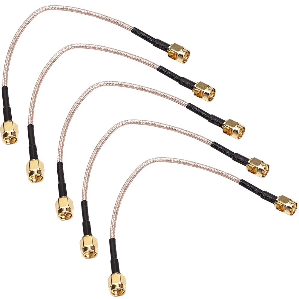 5pcs Coax Jumper Cable 6.5inch RG316 SMA Male To SMA Male Plug RF Pigtail Coax Jumper Cable Kit Home Signal Accessories
5pcs Coax Jumper Cable 6.5inch RG316 SMA Male To SMA Male Plug RF Pigtail Coax Jumper Cable Kit Home Signal Accessories