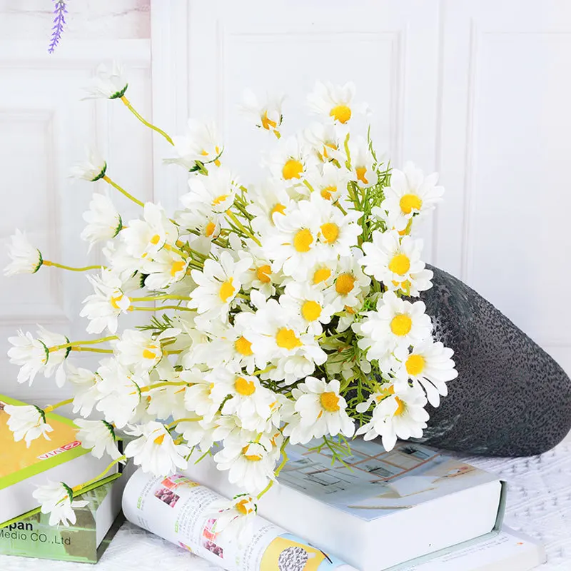 2/5/10 Bunches White Daisy Artificial Flowers DIY Floral Bouquet For Home Garden Living Room Wedding Decoration Fake Flowers
2/5/10 Bunches White Daisy Artificial Flowers DIY Floral Bouquet For Home Garden Living Room Wedding Decoration Fake Flowers