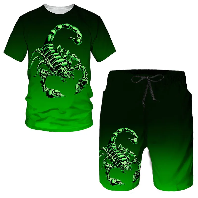 Men's Green Scorpion T Shirt 3D Print Tracksuit/Pants Poison Graphic Top Street Graphic Top Men/Women Hip Hop Summer Male Suit
Men's Green Scorpion T Shirt 3D Print Tracksuit/Pants Poison Graphic Top Street Graphic Top Men/Women Hip Hop Summer Male Suit