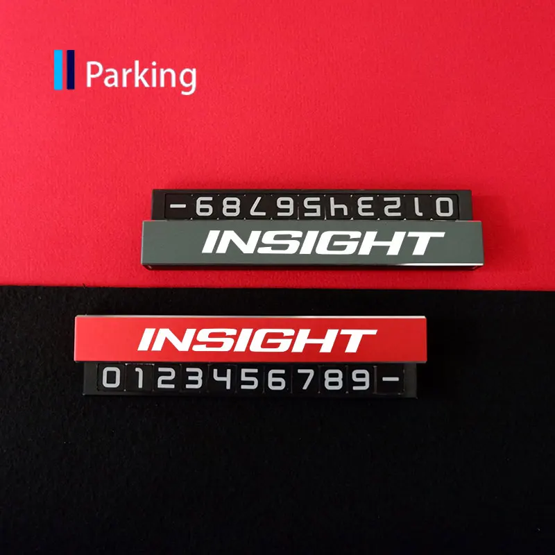 

Car Temporary Parking Card For Honda Insight Phone Number Stop Sign For Honda CITY Odyssey CRV HRV Legend VTi HR-V JAZZ PILOT