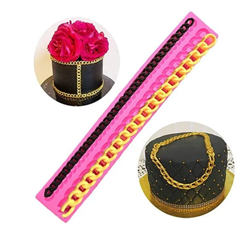 Pearl Chains Shape Silicone Mold Kitchen Baking Decoration Tool Resin DIY Cake Chocolate Bread Mousse Dessert Fondant Mold tools
Pearl Chains Shape Silicone Mold Kitchen Baking Decoration Tool Resin DIY Cake Chocolate Bread Mousse Dessert Fondant Mold tools