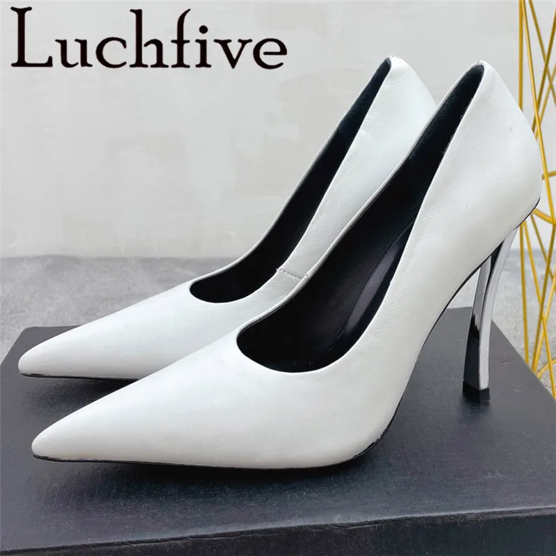 2022 Luchfive New Genuine Leather Thin High Heels Sandals Women Pointy Toe Female Stiletto Brand Sexy Wedding Party Shoes
2022 Luchfive New Genuine Leather Thin High Heels Sandals Women Pointy Toe Female Stiletto Brand Sexy Wedding Party Shoes