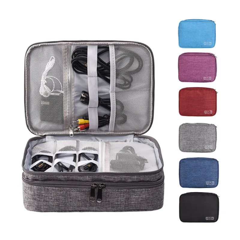 Travel Portable Accessories Storage Bags USB Digital Gadgets Charger Bags Power Battery Kit Case Wires Zipper Bag 27*20*9cm
Travel Portable Accessories Storage Bags USB Digital Gadgets Charger Bags Power Battery Kit Case Wires Zipper Bag 27*20*9cm