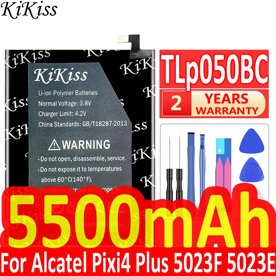 Новый Полный Аккумулятор KiKiss 5500 мАч TLp050BC для Alcatel One Touch 5023F 5023E PIXI 4 Plus 4 Plus, внешний аккумулятор
Новый Полный Аккумулятор KiKiss 5500 мАч TLp050BC для Alcatel One Touch 5023F 5023E PIXI 4 Plus 4 Plus, внешний аккумулятор
