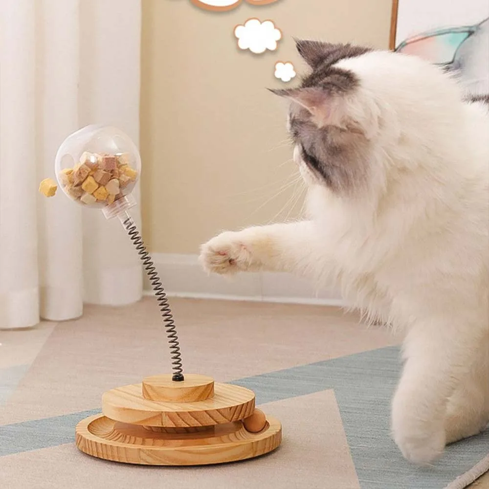Tumbler Swing Toys for Cats Kitten Interactive Cat Toy Cats Accessories Cat Feeder with Teaser Ball Puzzle Toy Fun Pet Training
Tumbler Swing Toys for Cats Kitten Interactive Cat Toy Cats Accessories Cat Feeder with Teaser Ball Puzzle Toy Fun Pet Training