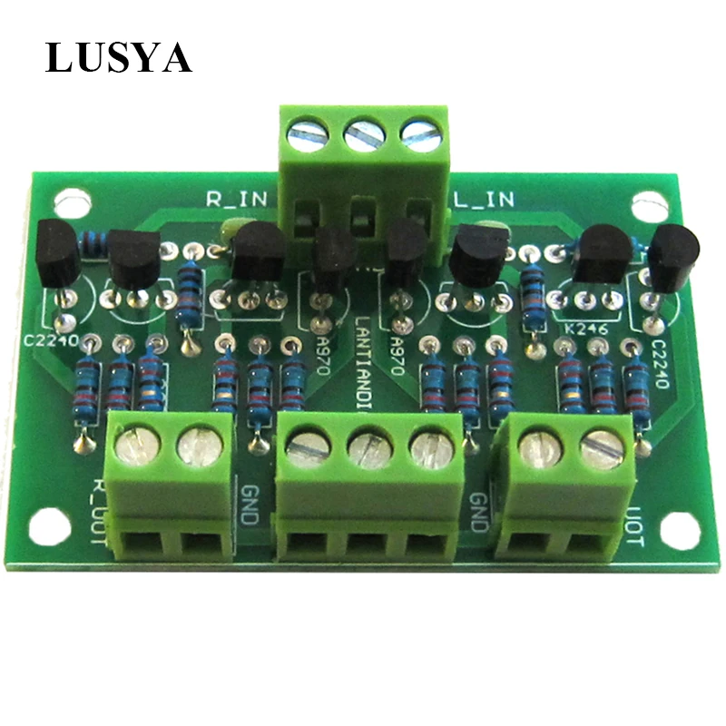 DLHiFi Preamplifier Buffer Preamp 2SK246 2SJ103 C2240 A970 For HiFi CD Player Amplifier
DLHiFi Preamplifier Buffer Preamp 2SK246 2SJ103 C2240 A970 For HiFi CD Player Amplifier
