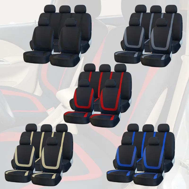 Car Seat Cover Polyester Fabric Protect Seat Covers Four Season Universal Airbag Safe Truck Van SUV Seat Protector Accessories
Car Seat Cover Polyester Fabric Protect Seat Covers Four Season Universal Airbag Safe Truck Van SUV Seat Protector Accessories