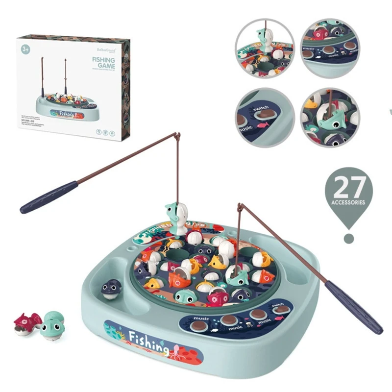 Kids Pretend Rotating Fishing Multifunctional Accessories Educational Play Adventure Table Toy Best Gift Green/Pink
Kids Pretend Rotating Fishing Multifunctional Accessories Educational Play Adventure Table Toy Best Gift Green/Pink