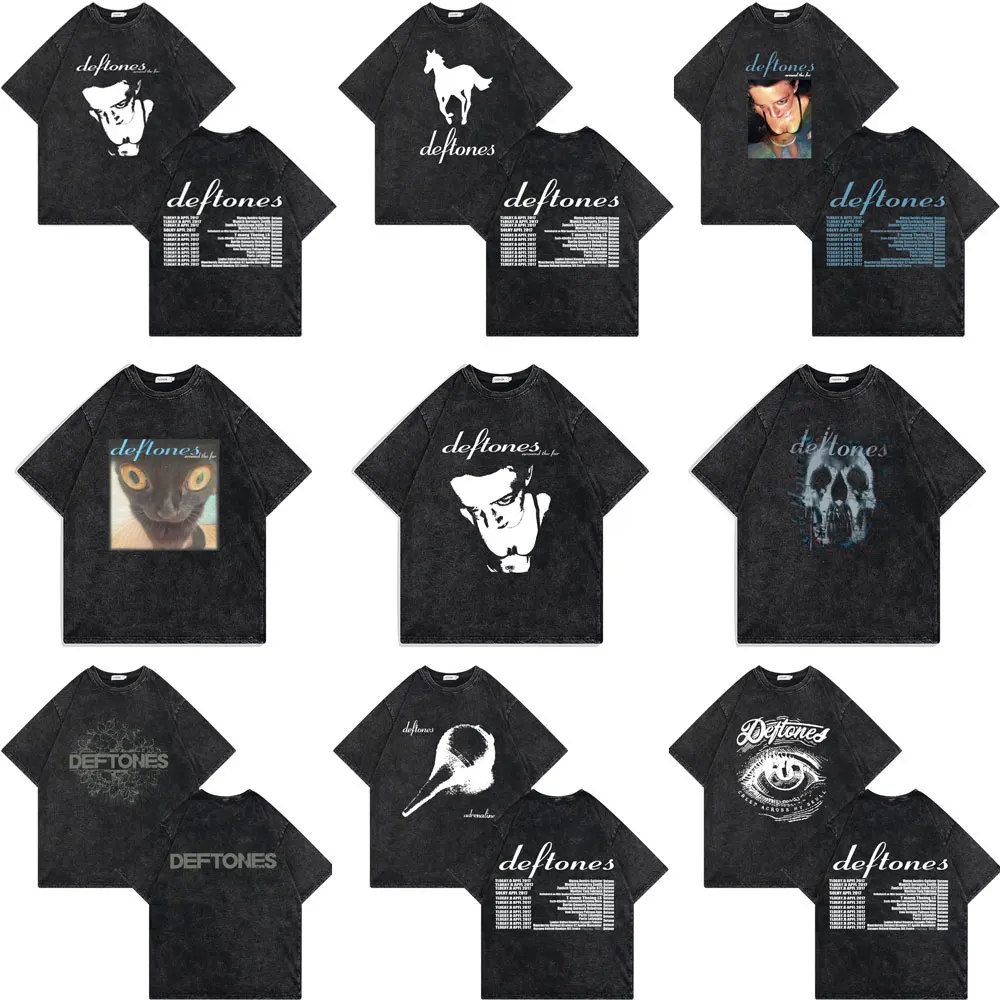 Wash Vintage Black Deftones Around The Fur Tee Shirt White Pony Deftones Merch Chino Moreno Diamond Eyes Tees Adrenaline T-shirt
Wash Vintage Black Deftones Around The Fur Tee Shirt White Pony Deftones Merch Chino Moreno Diamond Eyes Tees Adrenaline T-shirt