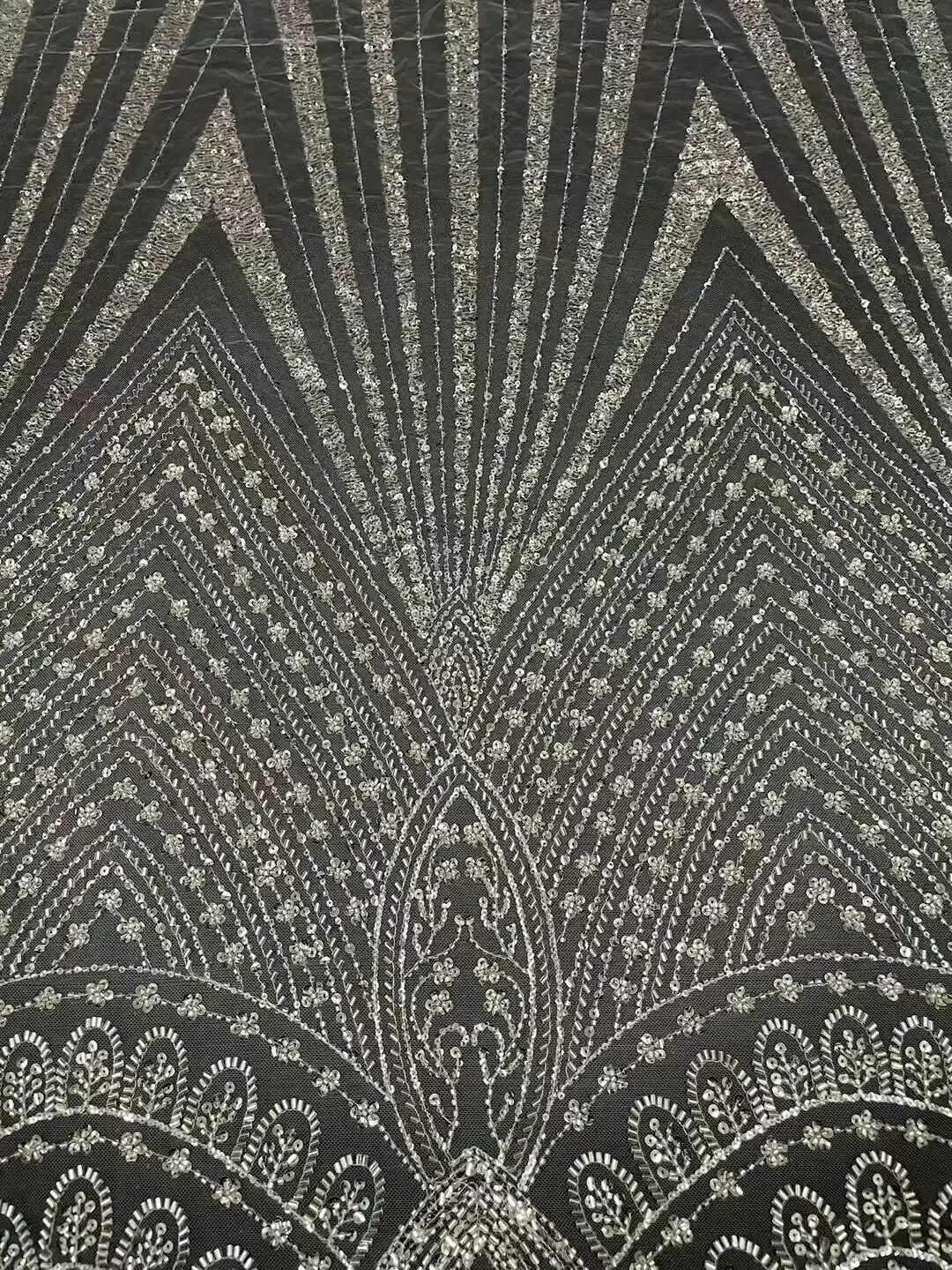high quality african lace fabrics with beads and sequins ZH-1209684 Nigerian tulle lace fabric for wedding
high quality african lace fabrics with beads and sequins ZH-1209684 Nigerian tulle lace fabric for wedding