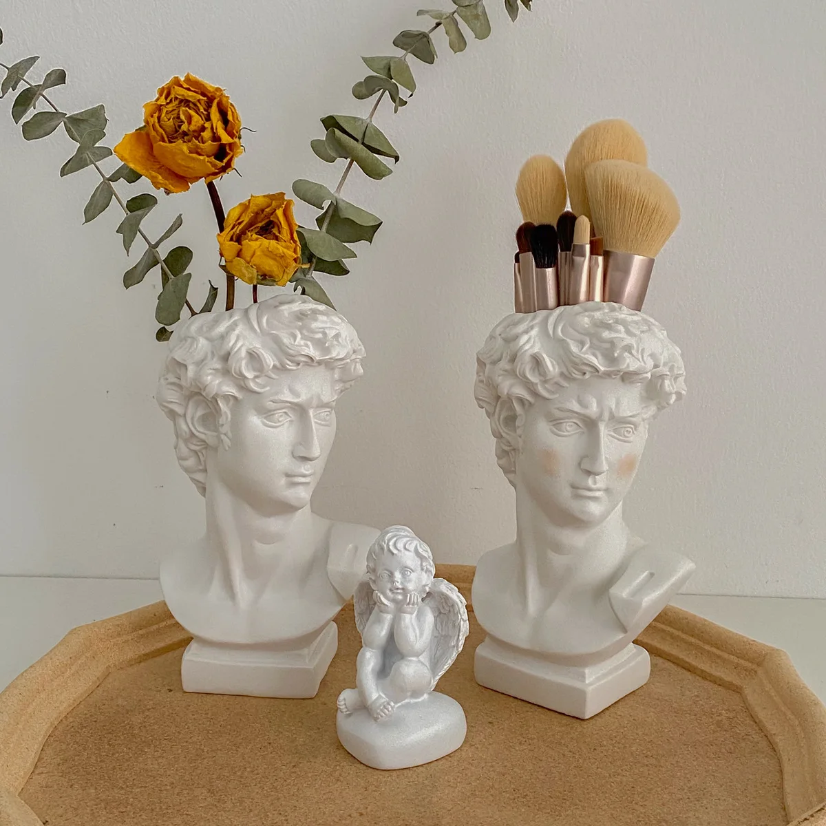 Epoxy Resin Silicone Mold David Head Vase Silicone Molds Pot Gypsum Mold Pen Holder Flowerpot Vase Potted Clay Moulds
Epoxy Resin Silicone Mold David Head Vase Silicone Molds Pot Gypsum Mold Pen Holder Flowerpot Vase Potted Clay Moulds