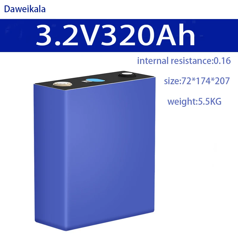 New 3.2V Lifepo4 Battery 32AH-320AH Rechargeable Battery Pack 12V 24V 48V60V72VDIY Cells For Boat Golf Cart RV With Busbars
New 3.2V Lifepo4 Battery 32AH-320AH Rechargeable Battery Pack 12V 24V 48V60V72VDIY Cells For Boat Golf Cart RV With Busbars