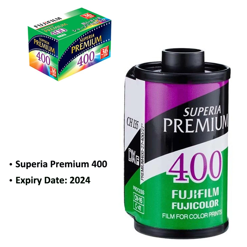 Fujifilm Superia Premium 400 Color 35mm Film 36 Exposure (X-tra 400 Upgrade Edition) For 135 Format Camera - Expiry Date:2024
Fujifilm Superia Premium 400 Color 35mm Film 36 Exposure (X-tra 400 Upgrade Edition) For 135 Format Camera - Expiry Date:2024