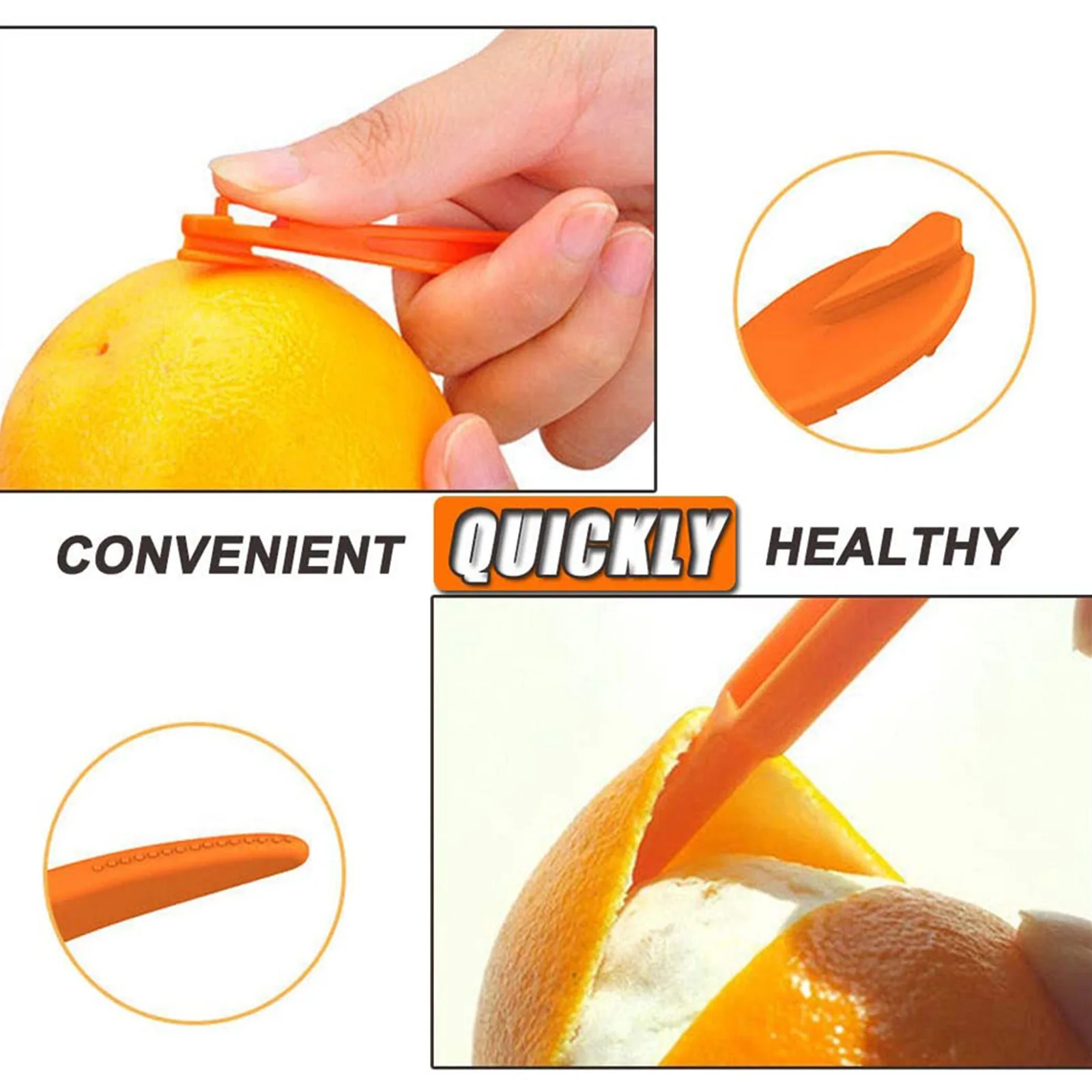 Peeler Peel Peelers Accessories Compact Household Kitchen Long Section Orange Juice Orange&green Plastic Practical
Peeler Peel Peelers Accessories Compact Household Kitchen Long Section Orange Juice Orange&green Plastic Practical