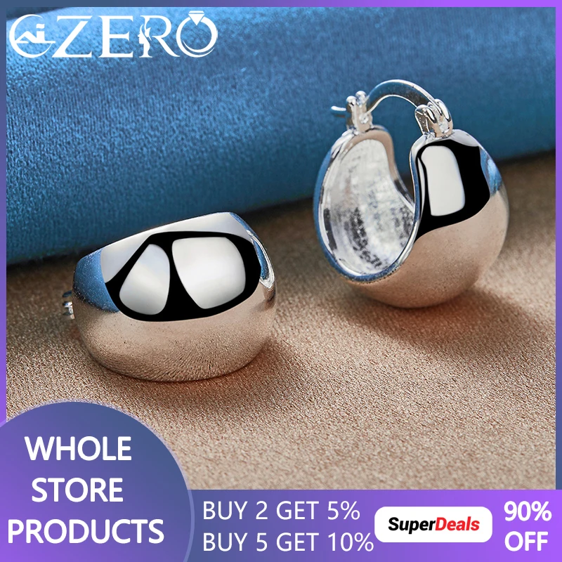 Hot High Quality 925 Sterling Silver Earring For Women Smooth Egg Shape Hoop Earrings Wedding Accessories Fashion Jewelry Gift
Hot High Quality 925 Sterling Silver Earring For Women Smooth Egg Shape Hoop Earrings Wedding Accessories Fashion Jewelry Gift