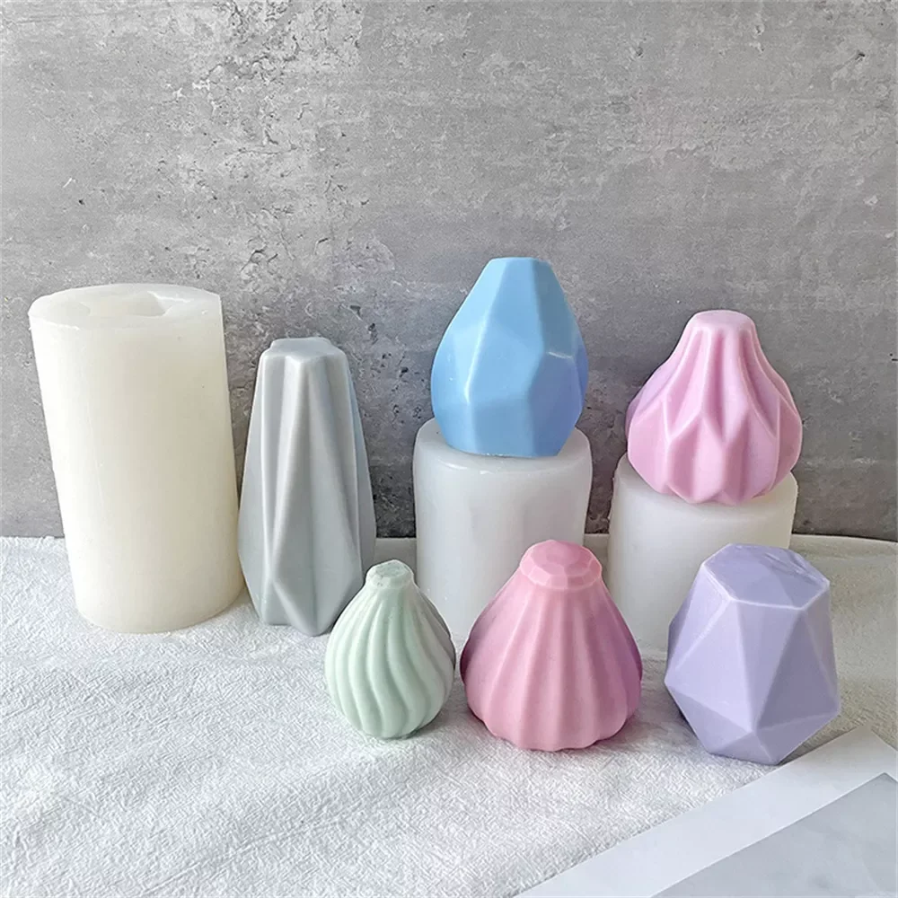 3D Geometric Pear Shape Candle Silicone Mold DIY Columnar Resin Epoxy for Handmade Soap Craft Mould Form Home Decoration
3D Geometric Pear Shape Candle Silicone Mold DIY Columnar Resin Epoxy for Handmade Soap Craft Mould Form Home Decoration