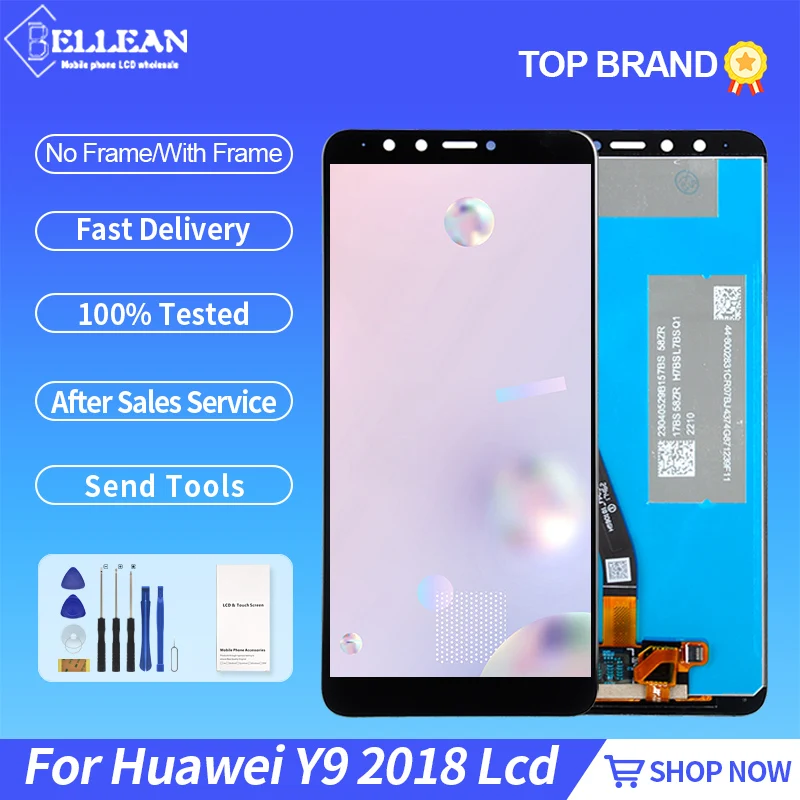 1PCS Tested 5.93 Inch Enjoy 8 Plus Lcd For Huawei Y9 2018 Display Touch Panel Screen Digitizer Assembly Free Shipping With Frame
1PCS Tested 5.93 Inch Enjoy 8 Plus Lcd For Huawei Y9 2018 Display Touch Panel Screen Digitizer Assembly Free Shipping With Frame