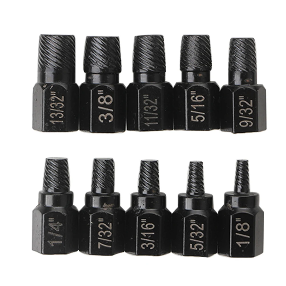 10pcs Screw Nut Extractor Multi-Spline Hexagon Socket Bolt Removal Tool Damaged Screw Extractor Remover Drill Bit Set Hand Tools
10pcs Screw Nut Extractor Multi-Spline Hexagon Socket Bolt Removal Tool Damaged Screw Extractor Remover Drill Bit Set Hand Tools