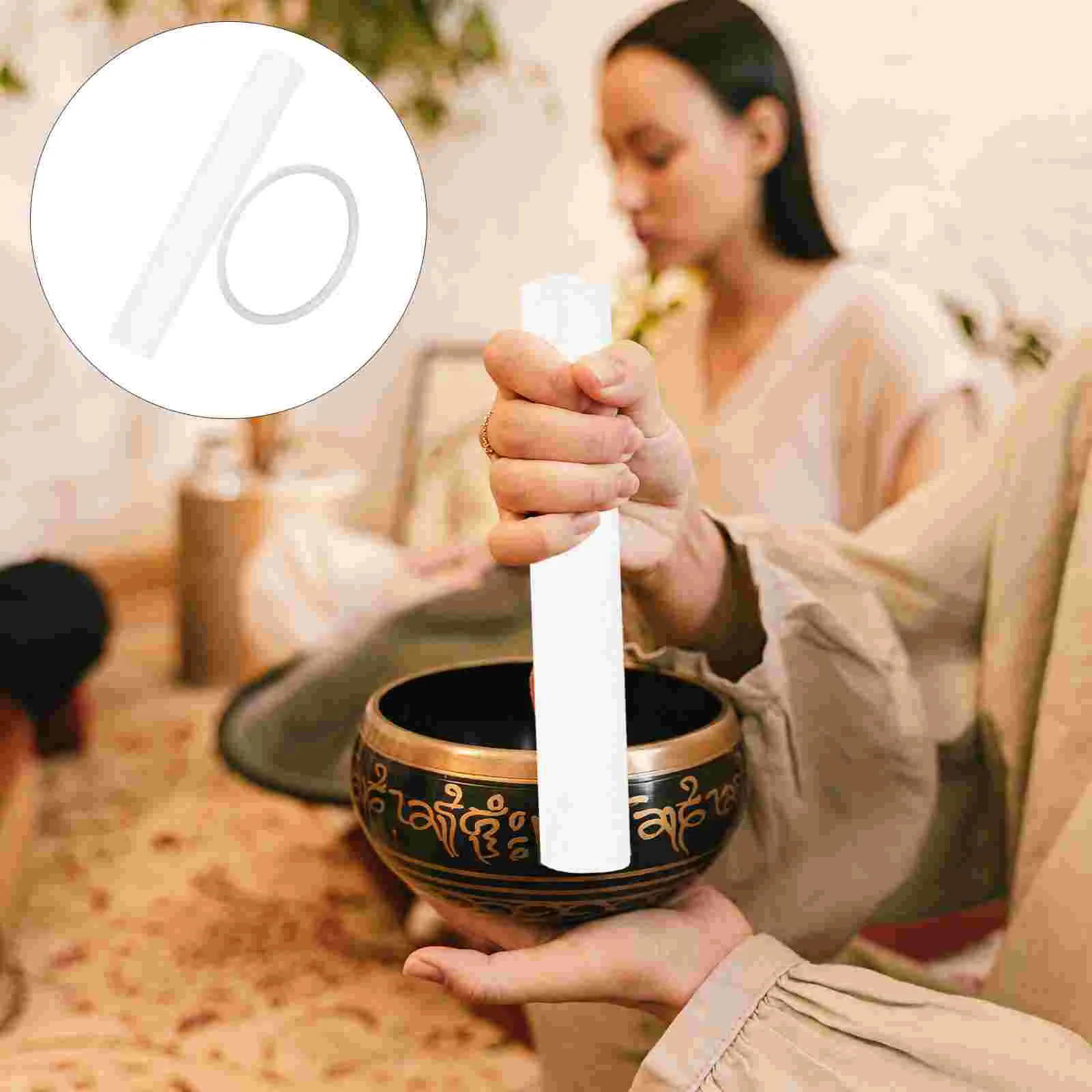 Singing Bowl Mallet Chanting Bowls Mallet Music Bowl Chanting Bowl Mallet Sheepskin Singing Bowl Accessory Knocking Rod
Singing Bowl Mallet Chanting Bowls Mallet Music Bowl Chanting Bowl Mallet Sheepskin Singing Bowl Accessory Knocking Rod