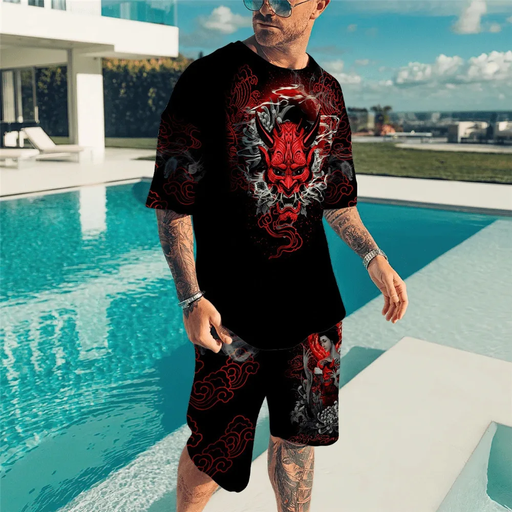 Sportswear Men Sets Hot Sale Summer Tracksuit T Shirt Fashion Man Creativity Short Outfits Men Causal O-neck Harajuku Suit Male
Sportswear Men Sets Hot Sale Summer Tracksuit T Shirt Fashion Man Creativity Short Outfits Men Causal O-neck Harajuku Suit Male