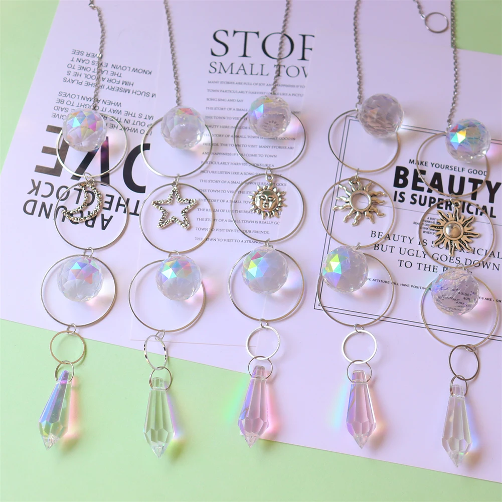 Crystal Wind Chimes Prism Colorful Beads Chasers Hanging Jewelry Ornament for Window Curtain Garden Car Home Decor
Crystal Wind Chimes Prism Colorful Beads Chasers Hanging Jewelry Ornament for Window Curtain Garden Car Home Decor