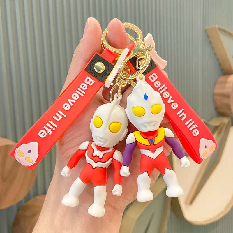 Bandai Anime Pendant For Women Bag Accessories Key Chain Gifts Ultraman Light Tiga Ultraman Silicone Keychain
Bandai Anime Pendant For Women Bag Accessories Key Chain Gifts Ultraman Light Tiga Ultraman Silicone Keychain