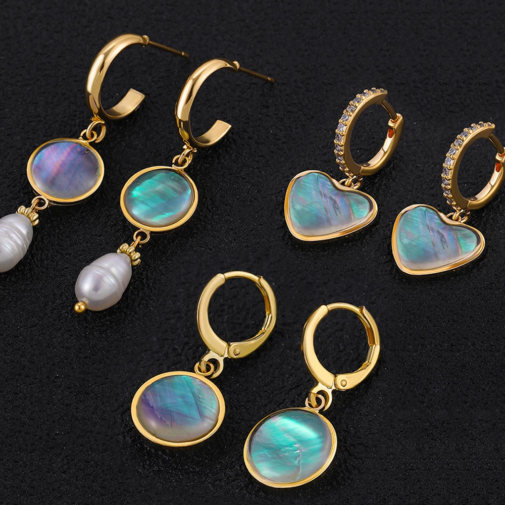 2023 New Indie Shell Heart Pendant Zircon Ear Buckle Women Bohemia Pearl Dangle Earrings Huggie Jewelry Accessories Wholesale
2023 New Indie Shell Heart Pendant Zircon Ear Buckle Women Bohemia Pearl Dangle Earrings Huggie Jewelry Accessories Wholesale