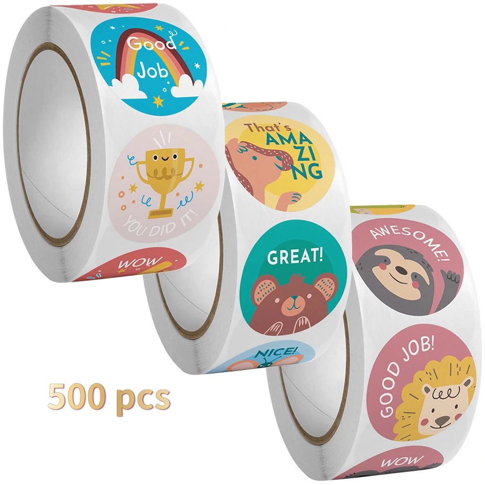 500 Pcs Cartoon Kids Encouragement Stickers Labels Stationery Gift Books Wrap Decorations For Kids Sticker
500 Pcs Cartoon Kids Encouragement Stickers Labels Stationery Gift Books Wrap Decorations For Kids Sticker