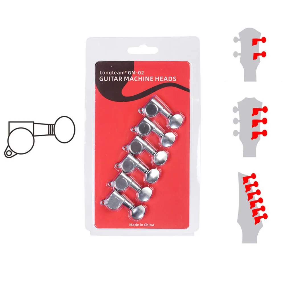 6Pcs Guitar String Tuning Peg Machine Head For Acoustic Electric Guitar Parts 6R Machine Head For Ukri Folk Guitar
6Pcs Guitar String Tuning Peg Machine Head For Acoustic Electric Guitar Parts 6R Machine Head For Ukri Folk Guitar