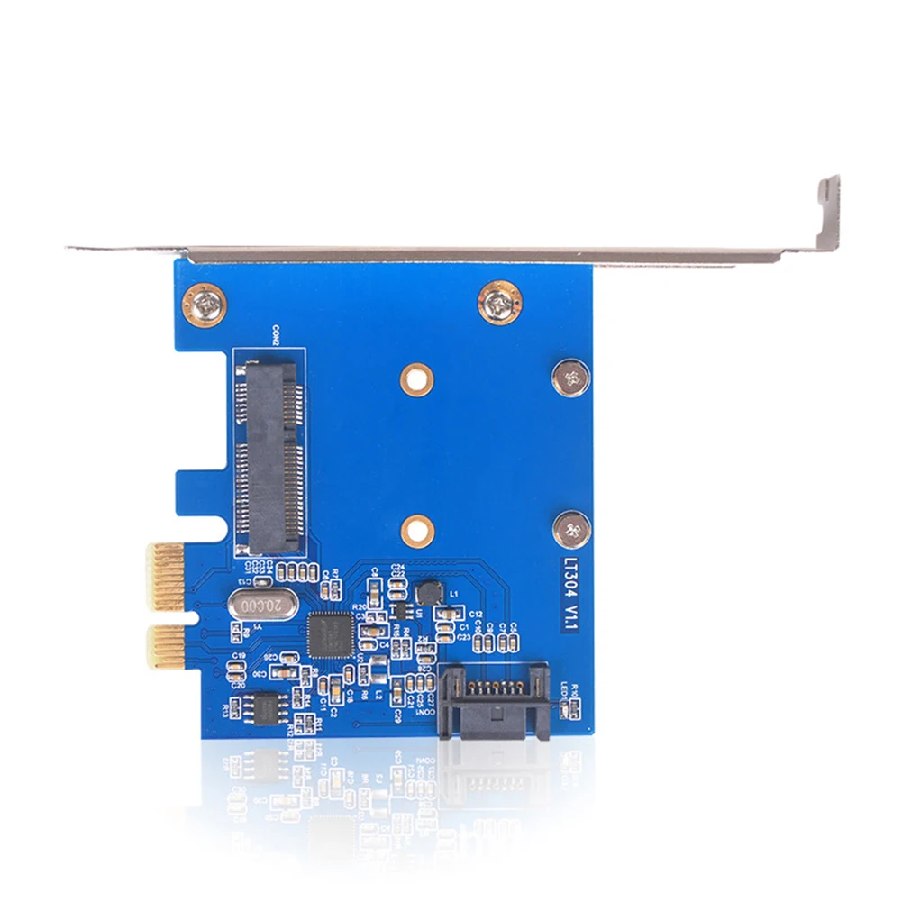 PCI Express SATA PCIe адаптер Чипсет карты к MSATA SSD SATA 3,0 Плата расширения ASM1061 PCIE SATA адаптер
PCI Express SATA PCIe адаптер Чипсет карты к MSATA SSD SATA 3,0 Плата расширения ASM1061 PCIE SATA адаптер