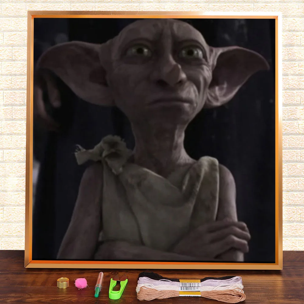 Harry Movie Loyal Dobby Cartoon Printed 11CT Cross-Stitch Full Kit DIY Embroidery DMC Threads Knitting Sewing Wholesale
Harry Movie Loyal Dobby Cartoon Printed 11CT Cross-Stitch Full Kit DIY Embroidery DMC Threads Knitting Sewing Wholesale
