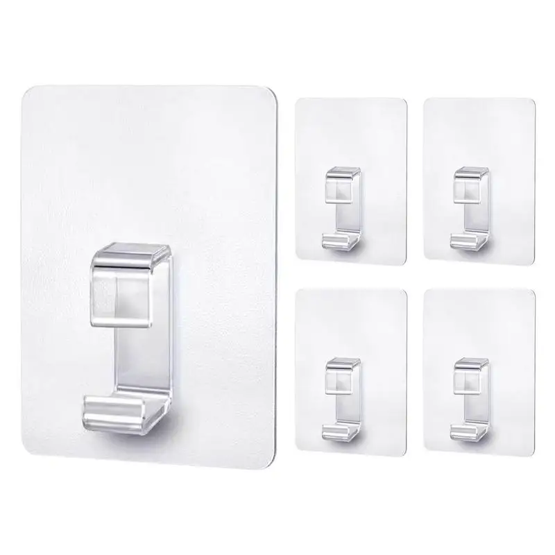 5pcs Transparent Hooks For Bathroom Self Adhesive Door Wall Hook Hanger For Kitchen Storage Towel Hanging Hooks
5pcs Transparent Hooks For Bathroom Self Adhesive Door Wall Hook Hanger For Kitchen Storage Towel Hanging Hooks