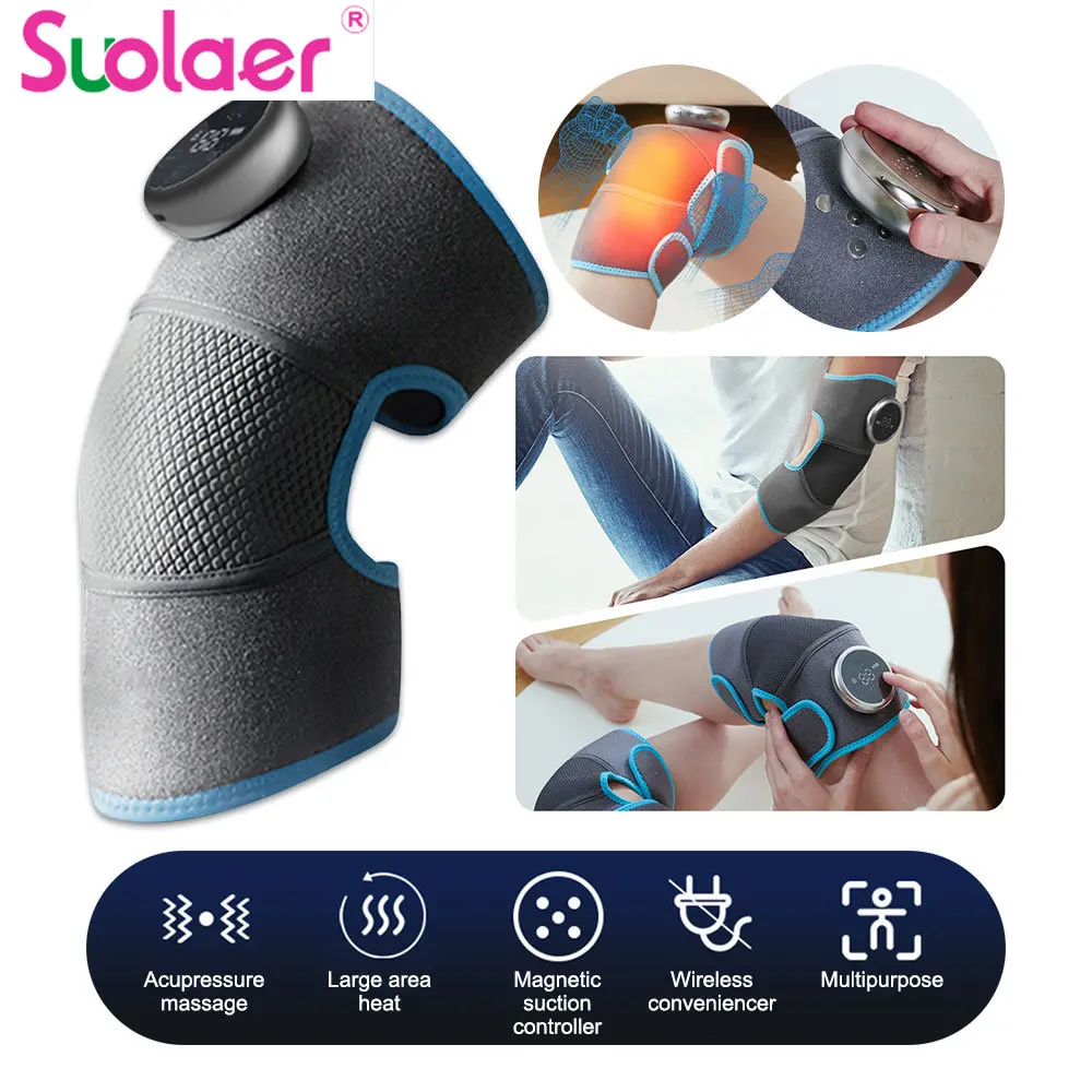 Electric Heating Knee Pad Acupressure Joint Physiotherapy Elbow Hot Compress Kneepad Vibration Massage Arthritis Pain Relief
Electric Heating Knee Pad Acupressure Joint Physiotherapy Elbow Hot Compress Kneepad Vibration Massage Arthritis Pain Relief