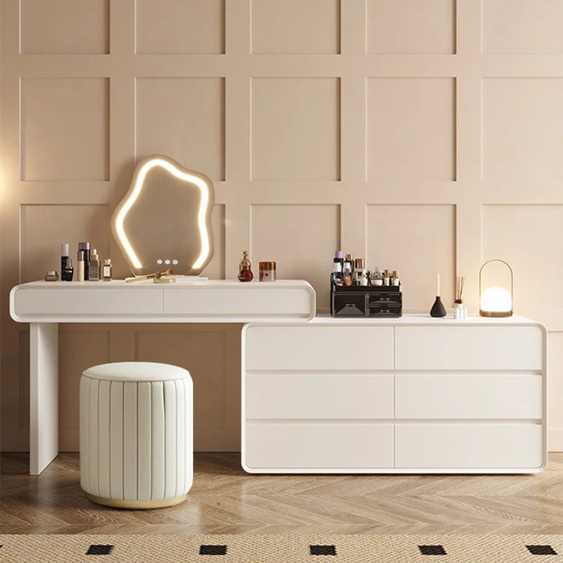 Makeup Vanity Dressing Table White Living Room Mobile Luxury Dressing Table Desk Mirror Coiffeuse De Chambre Salon Furniture
Makeup Vanity Dressing Table White Living Room Mobile Luxury Dressing Table Desk Mirror Coiffeuse De Chambre Salon Furniture