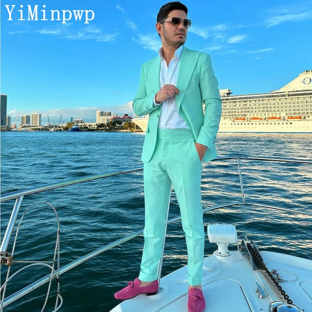 Turquoise Suits for Men 2 Pieces Summer Daily Traveling Casual Suit Blazer Sets Party Prom Mens Wear 2 Pieces Jacket+Pant
Turquoise Suits for Men 2 Pieces Summer Daily Traveling Casual Suit Blazer Sets Party Prom Mens Wear 2 Pieces Jacket+Pant
