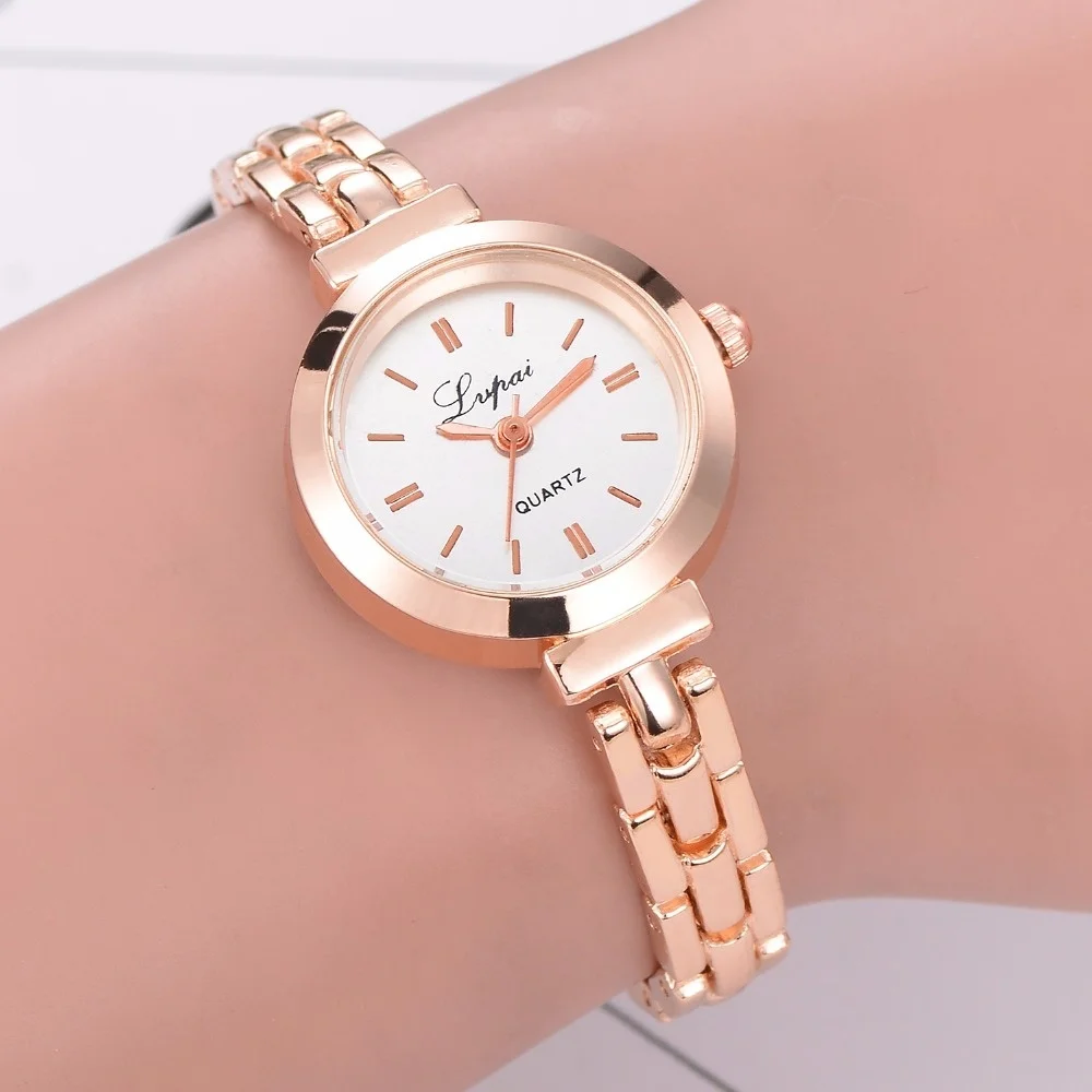 Женские Аналоговые кварцевые часы с браслетом из нержавеющей стали - купить по