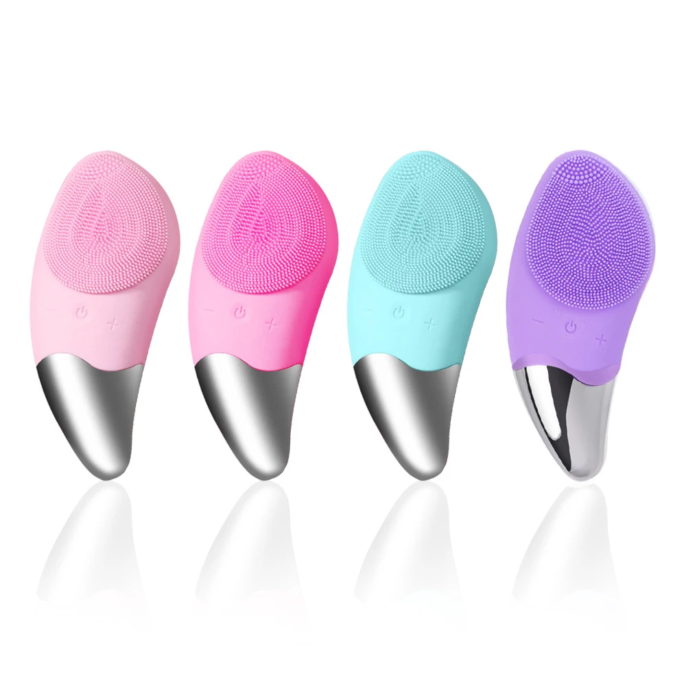 Ultrasonic Electric Face Cleansing Brush Silicone Wash Instrument Deep Pore Cleaning Facial Vibration Massage Relaxation Tools
Ultrasonic Electric Face Cleansing Brush Silicone Wash Instrument Deep Pore Cleaning Facial Vibration Massage Relaxation Tools