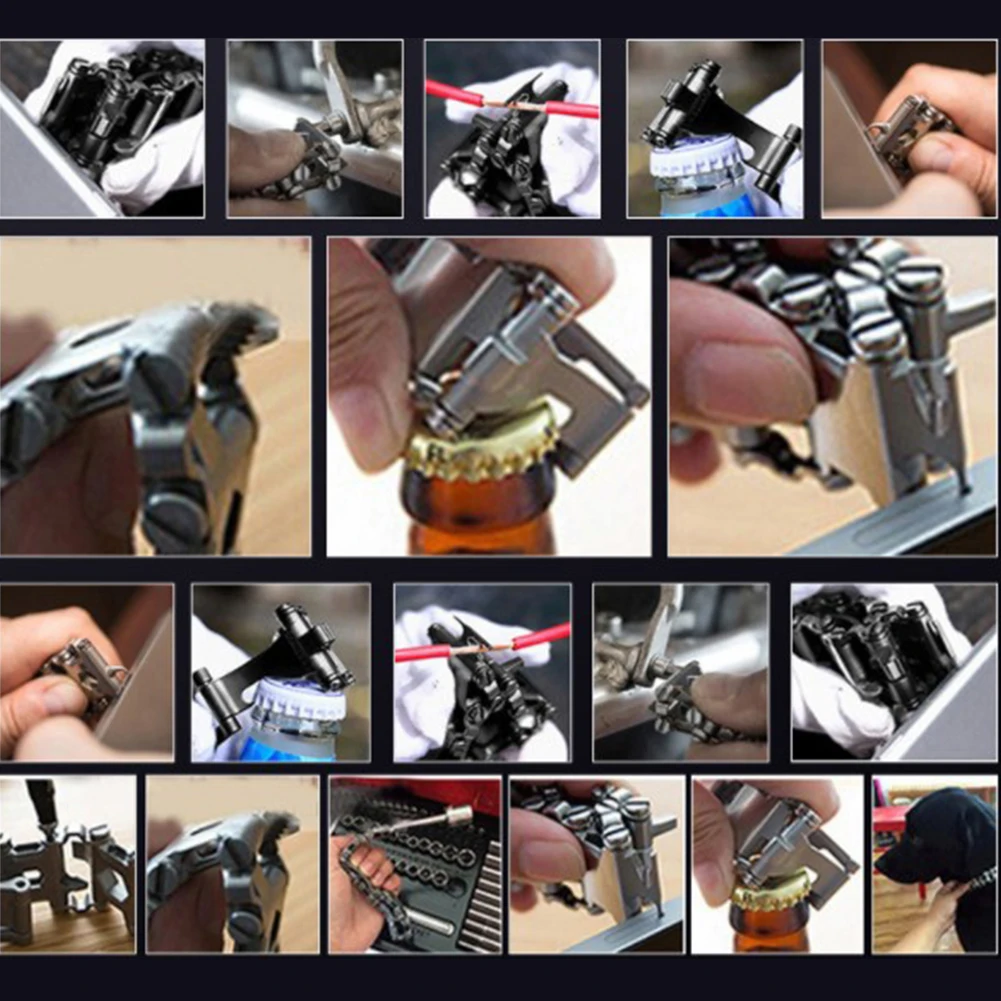 Multifunction Tool Bracelet Tread Bracelet Stainless-Steel Bolt Driver Tools Kit Friendly Wearable Bike Multitool Outdoor Tools
Multifunction Tool Bracelet Tread Bracelet Stainless-Steel Bolt Driver Tools Kit Friendly Wearable Bike Multitool Outdoor Tools