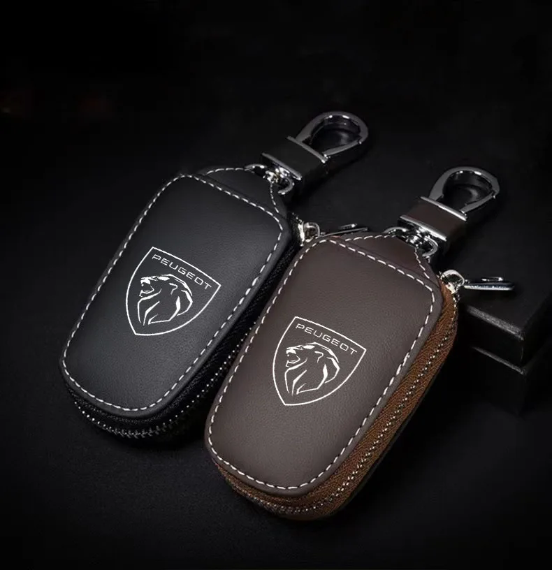 Leather Car Key Protection Shell Bag Car Key Case Car Keychain For Peugeot 206 308 307 207 208 3008 407 508 accessories
Leather Car Key Protection Shell Bag Car Key Case Car Keychain For Peugeot 206 308 307 207 208 3008 407 508 accessories