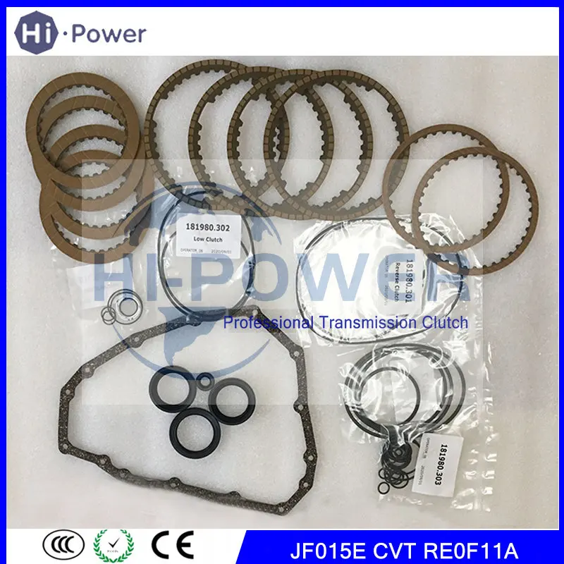 JF015E JF015 CVT RE0F11A комплект для ремонта фрикционного сцепления коробки передач для Nissan Sentra комплект для капитального ремонта дисковое уплотнение
JF015E JF015 CVT RE0F11A комплект для ремонта фрикционного сцепления коробки передач для Nissan Sentra комплект для капитального ремонта дисковое уплотнение