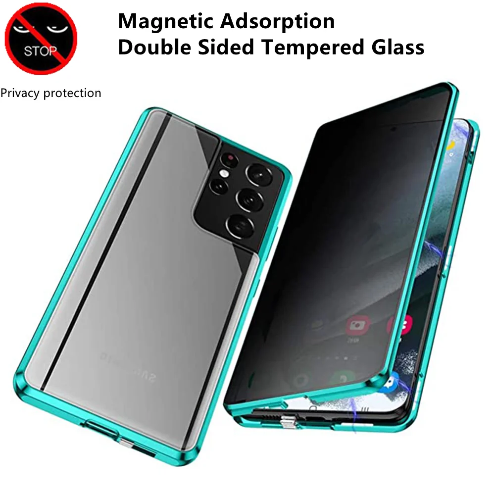 Hot! Privacy Antipeeping Magnetic Metal Case For Samsung S21 S20 Ultra Note 20 10 9 8 S10 S9 S8 Plus A71 A51 Glass Cover
Hot! Privacy Antipeeping Magnetic Metal Case For Samsung S21 S20 Ultra Note 20 10 9 8 S10 S9 S8 Plus A71 A51 Glass Cover