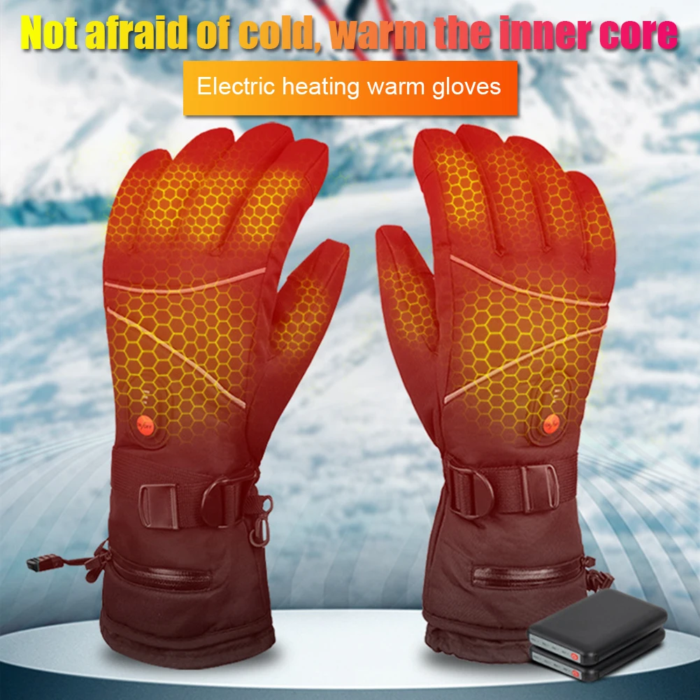 1 Pair Thermal Gloves Windproof Electric Heating Gloves Touchscreen Men Women for Ski Cycling for Motorcycle for Sports Hiking 
1 Pair Thermal Gloves Windproof Electric Heating Gloves Touchscreen Men Women for Ski Cycling for Motorcycle for Sports Hiking