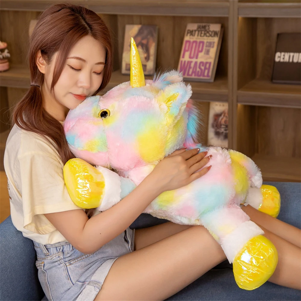 40-60cm Cute Colorful Unicorn Plush Toy Cartoon Animal Doll Stuffed Baby Sleep Toys For Daughter Kid Girl Gift Room Car Decor
40-60cm Cute Colorful Unicorn Plush Toy Cartoon Animal Doll Stuffed Baby Sleep Toys For Daughter Kid Girl Gift Room Car Decor