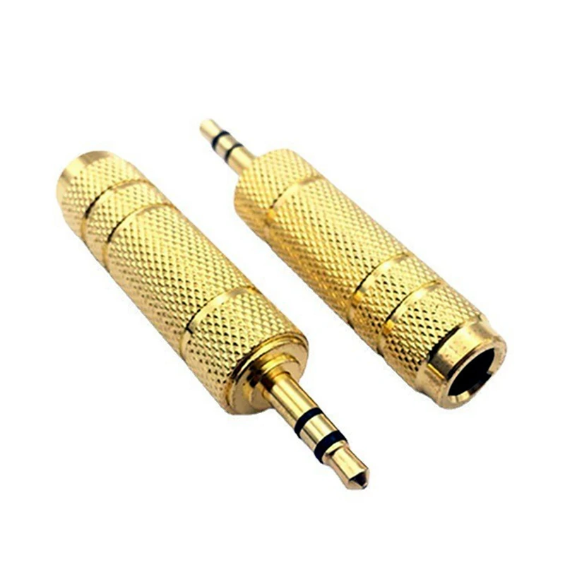 6.35mm Male Plug To 3.5mm Female Connector Earphone Amplifier Audio Adapter Microphone AUX 6.3 3.5 Mm Converter
6.35mm Male Plug To 3.5mm Female Connector Earphone Amplifier Audio Adapter Microphone AUX 6.3 3.5 Mm Converter