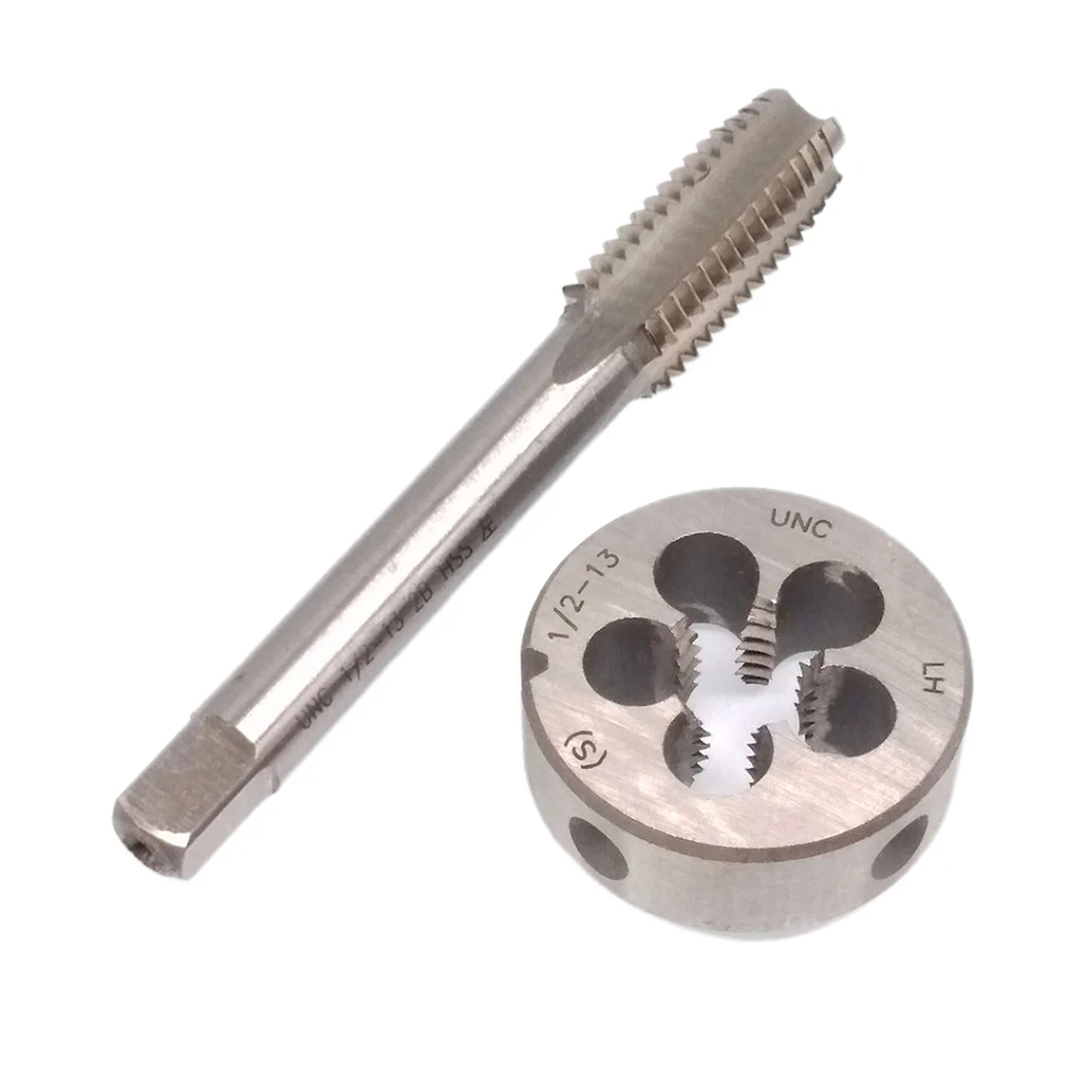 2 Pcs HSS 1/2-13inch UNC Tap&Die Left Hand Thread Machine Plug Metalworking Tapping Tools Accessories Manual Tools Parts
2 Pcs HSS 1/2-13inch UNC Tap&Die Left Hand Thread Machine Plug Metalworking Tapping Tools Accessories Manual Tools Parts